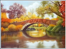 Le sous-bois - pastel sec - taille : 30 x 40 cm (disponible)