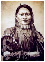 L'indien - dessin au sépia - taille : 35 x 25cm (réservé)