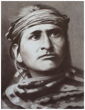 Chef indien - dessin au sépia - taille : 31 x 24cm (indisponible)